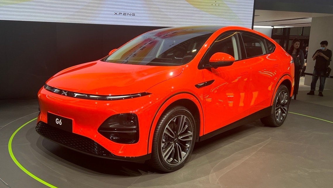 عرض Xpeng G6 coupe SUV لأول مرة في معرض شنغهاي