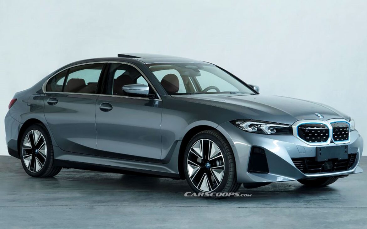 تسريب صور أول نسخة كهربائية بالكامل من BMW الفئة الثالثة