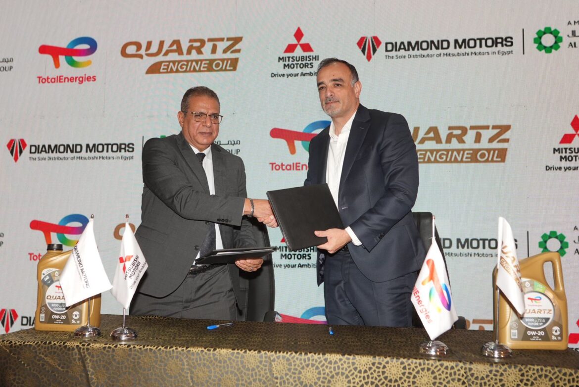 دياموند موتورز وكيل ميتسوبيشي تجدد عقد شراكتها مع توتال انيرجيز