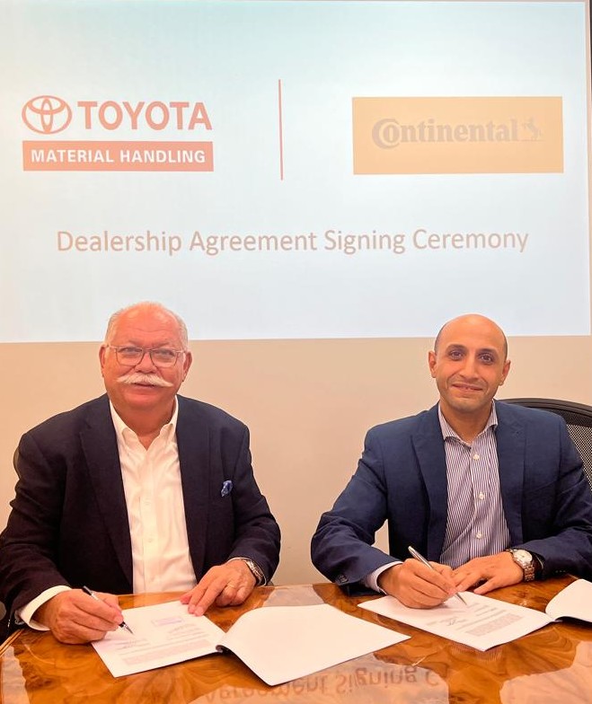 مجموعة شركات تويوتا إيجيبت توقّع شراكة استراتيجية مع شركة Continental كونتيننتال الألمانية لتصبح الموزع الوحيد لإطارات المعدات الصناعية في مصر